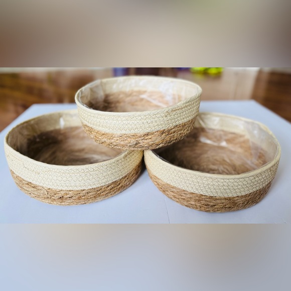 Set of 3 Stackable Storage Baskets - Picture 6 of 12